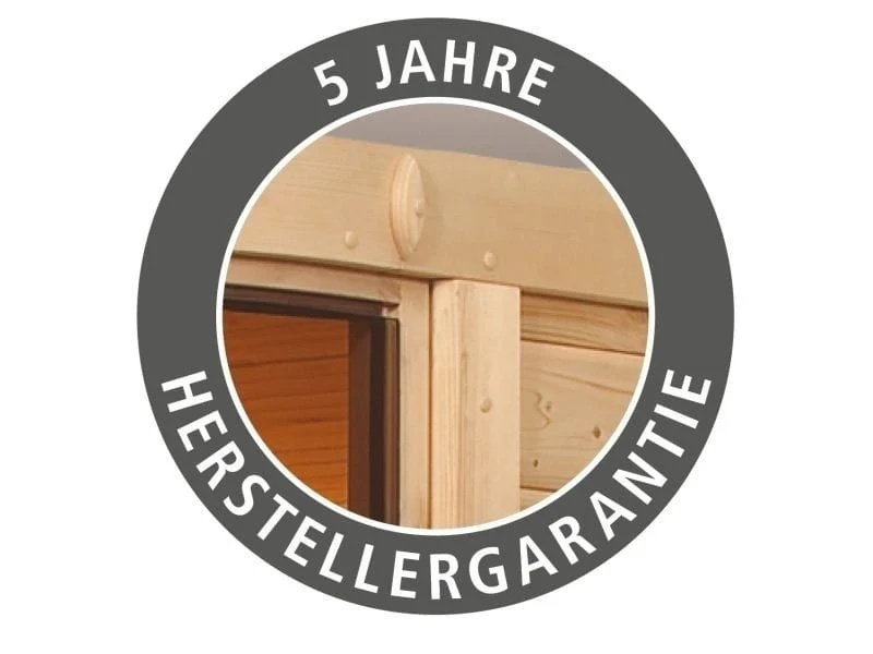 Amelia 1 - Karibu Sauna ohne Ofen - mit Dachkranz - - Image 11