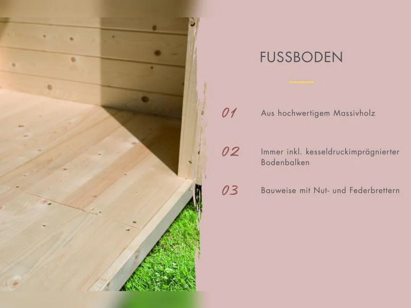 Karibu Fasssauna 1, 38 mm-  inkl. 9 kW Bioofen externe Steuerung - Image 9