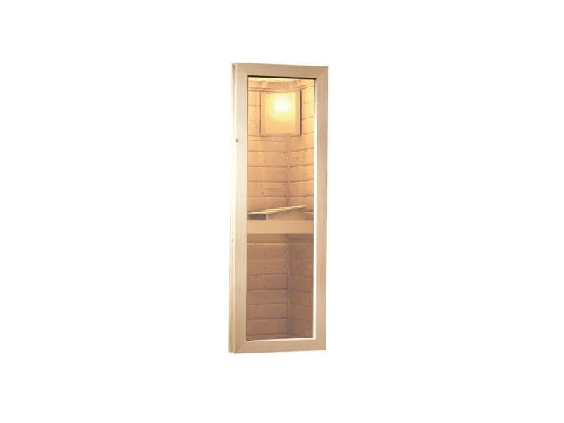 Karibu Saunahaus Skrollan 2 38 mm- ohne Ofen- moderne Tür - Image 8